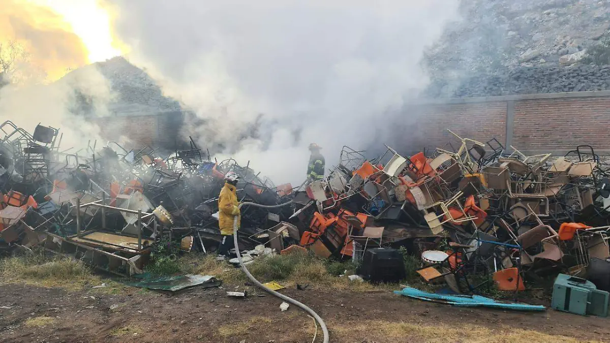 incendio de la SEGE no quedo nada